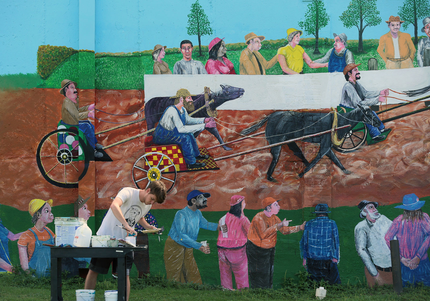 Diversified mural